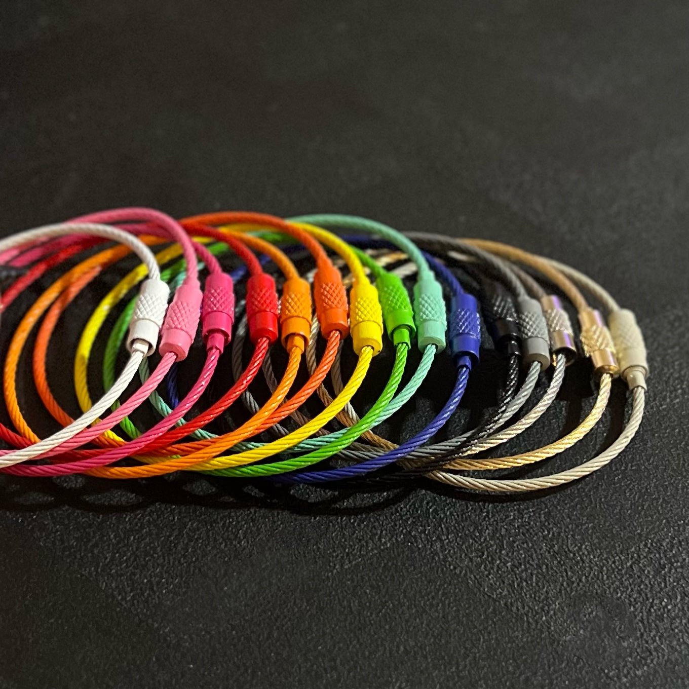 Wire Keychain Cable Thingie - Keychain Clips